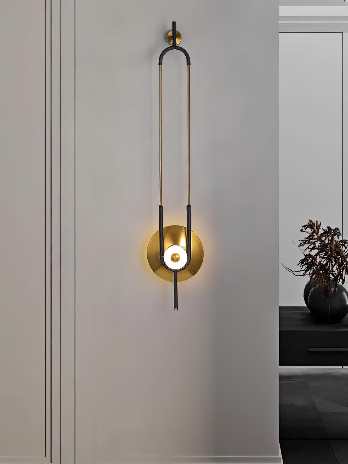 Ivory Modern Minimalist Ring Marble Wall Light