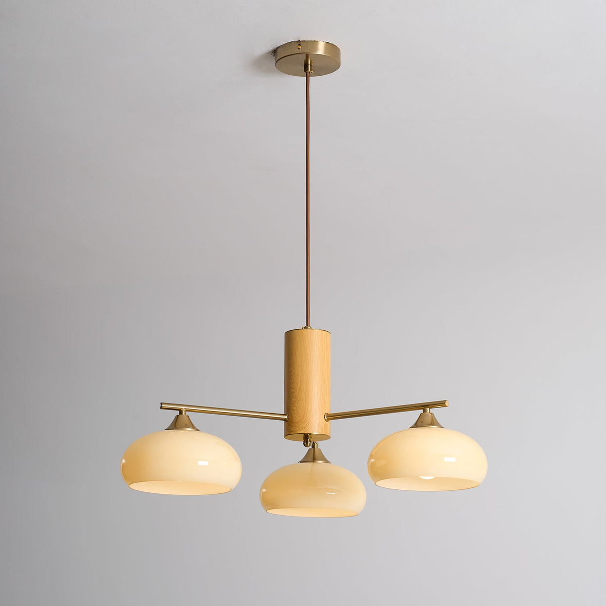 Yado Elliptical Persimmon Chandelier