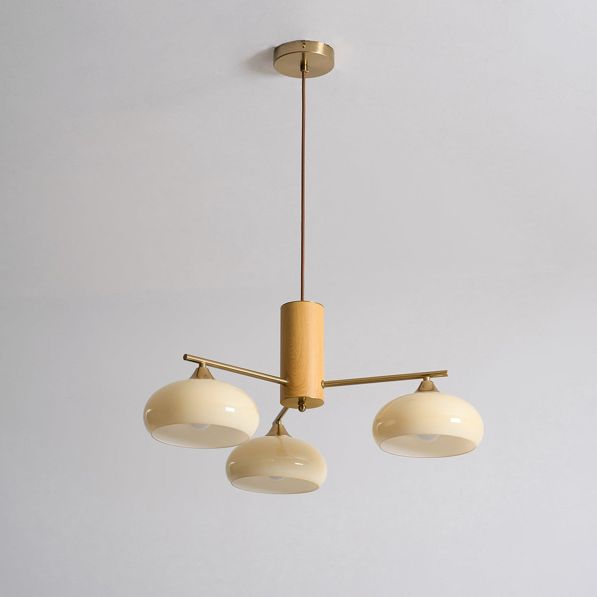 Yado Elliptical Persimmon Chandelier