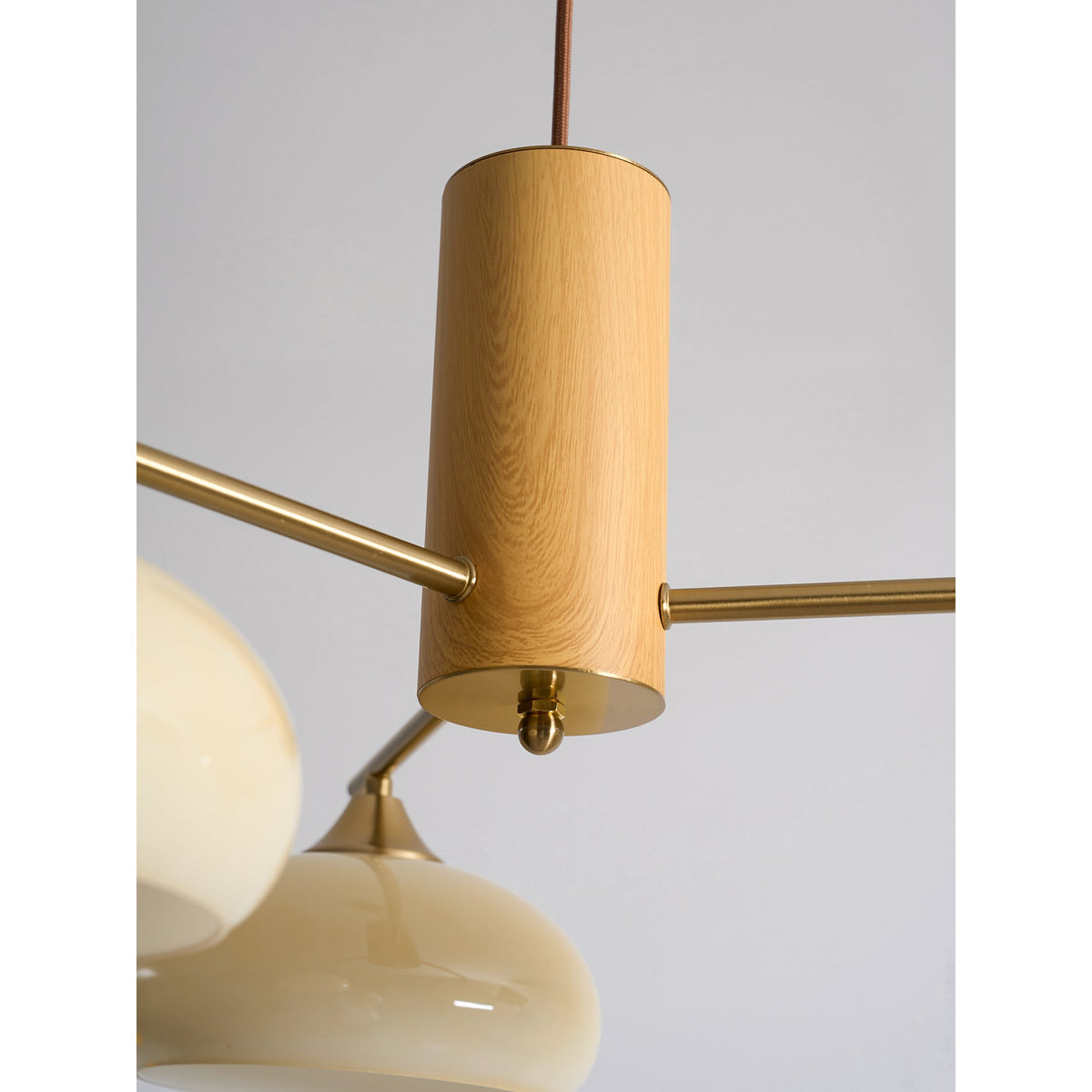 Bion Elliptical Persimmon Chandelier