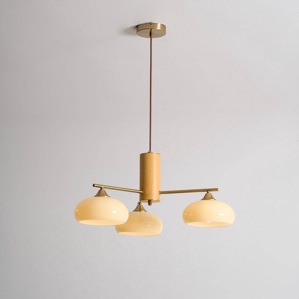 Yado Elliptical Persimmon Chandelier
