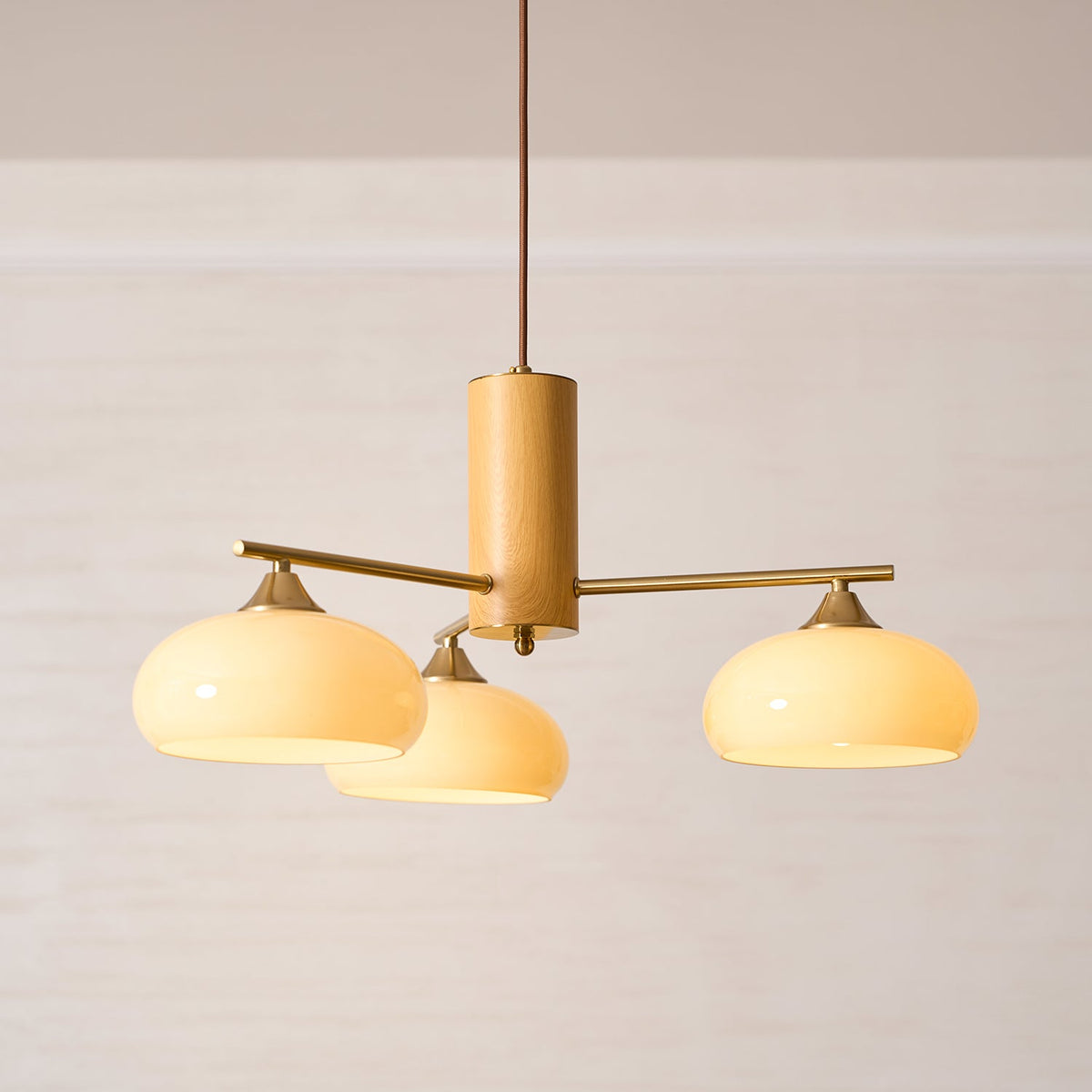 Bion Elliptical Persimmon Chandelier
