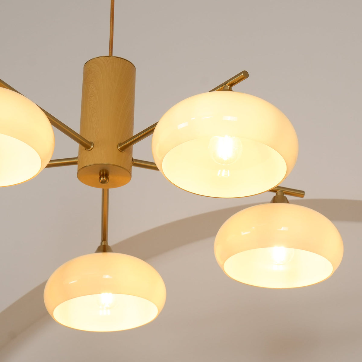 Bion Elliptical Persimmon Chandelier