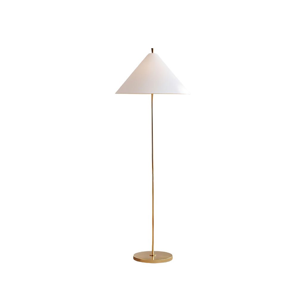 Urath Minimalist Brass Floor Lamp