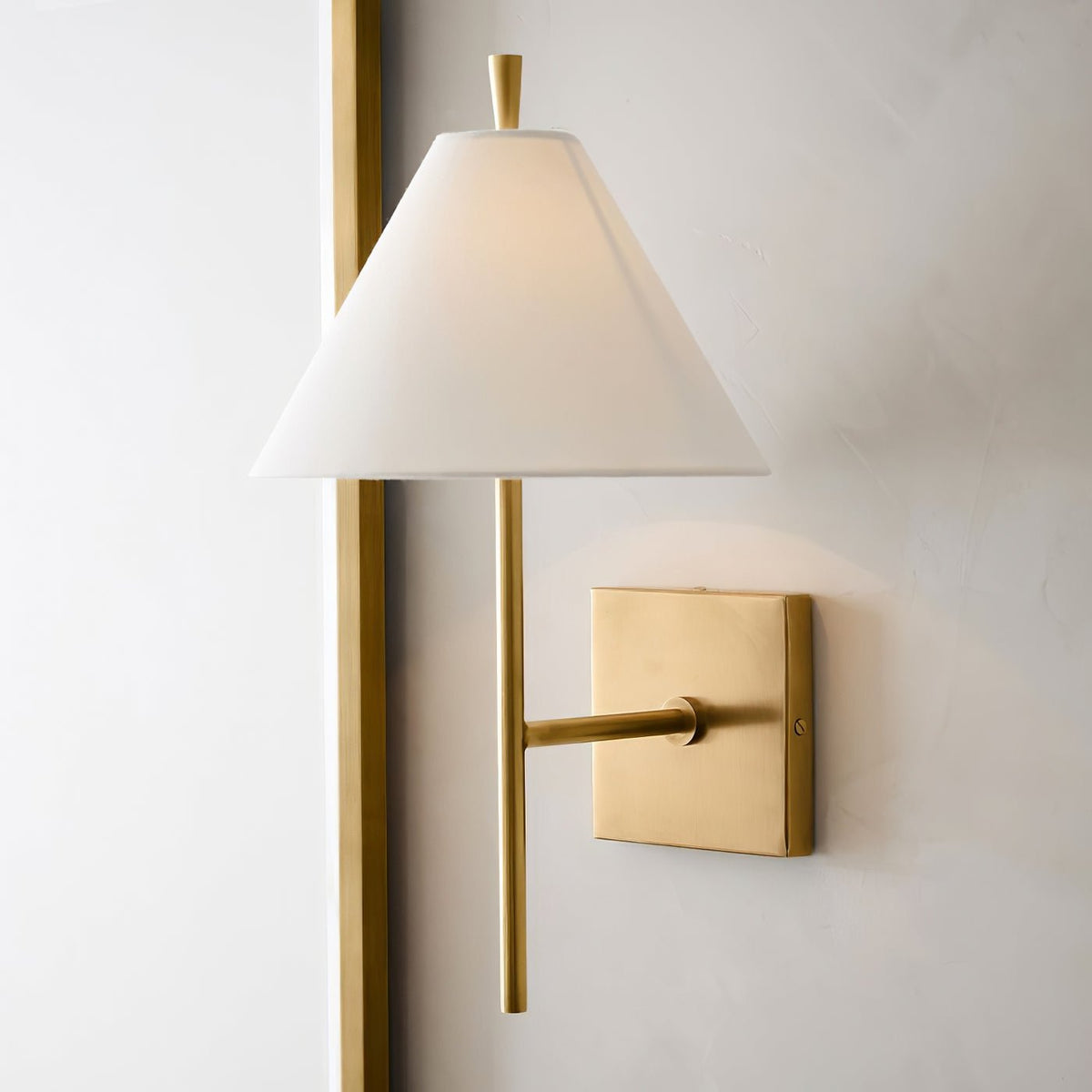 Teld Vintage Industrial Fabric Wall Light