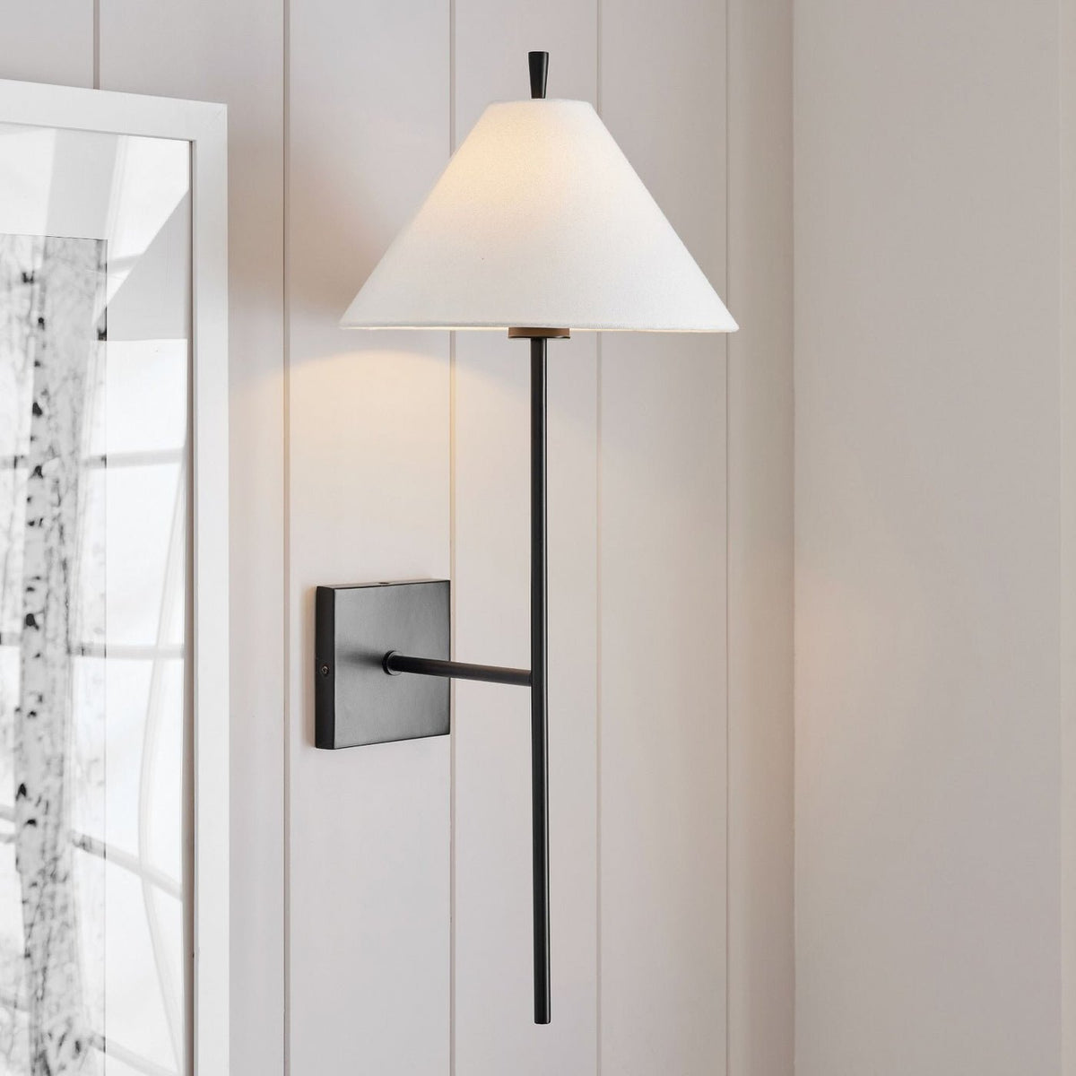 Teld Vintage Industrial Fabric Wall Light