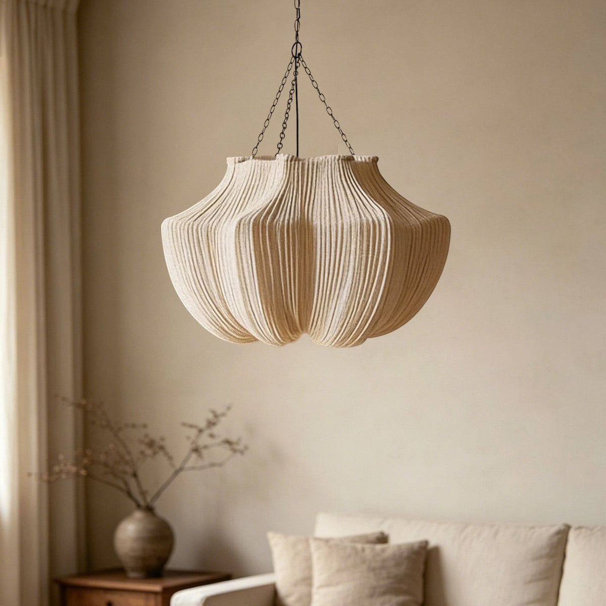 Westmere Pleated Fabric Chandelier