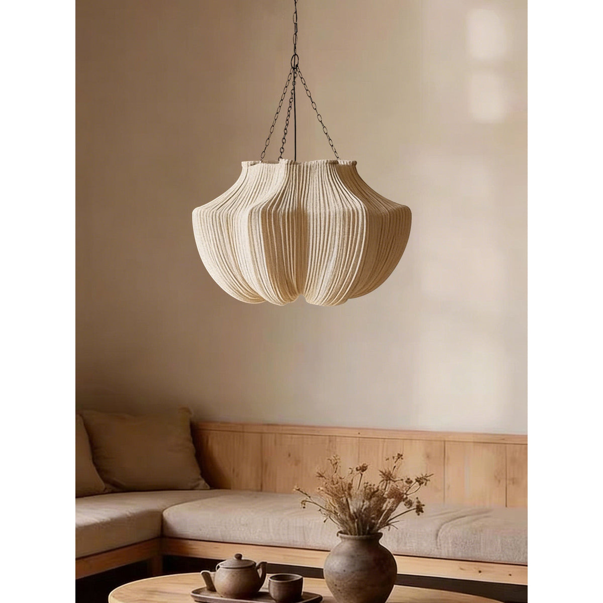 Westmere Pleated Fabric Chandelier