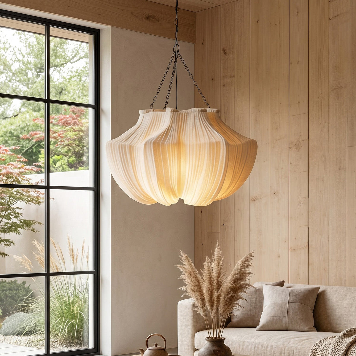 Westmere Pleated Fabric Chandelier