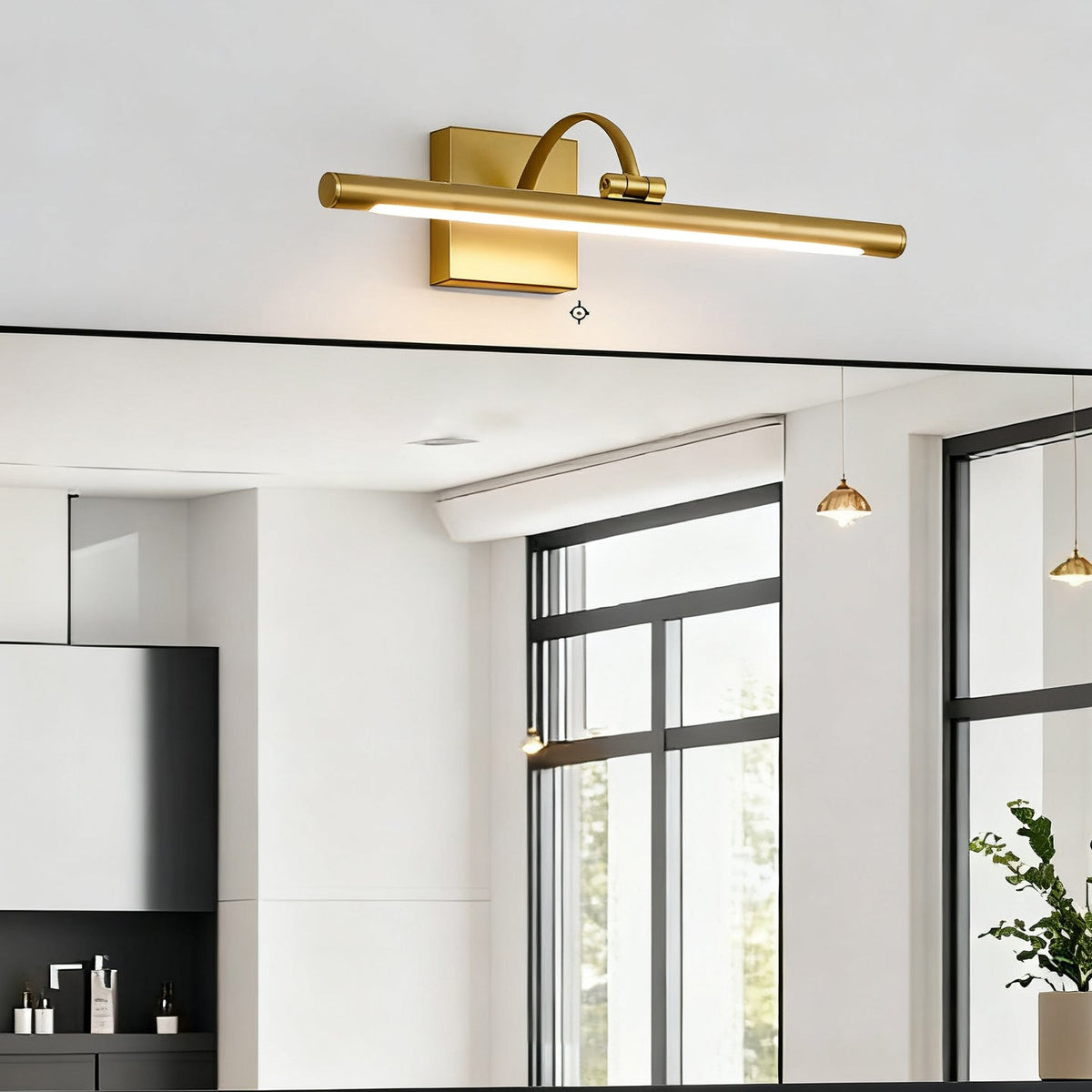 Iava Brass Indoor Wall Light