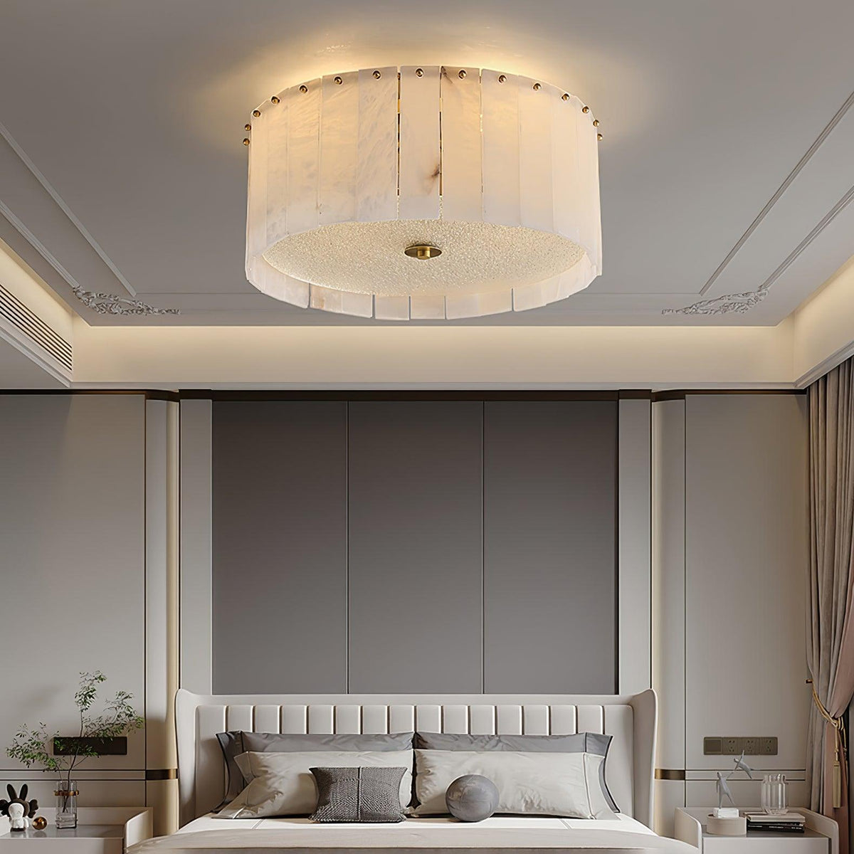 Elde Alabaster Ceiling Light