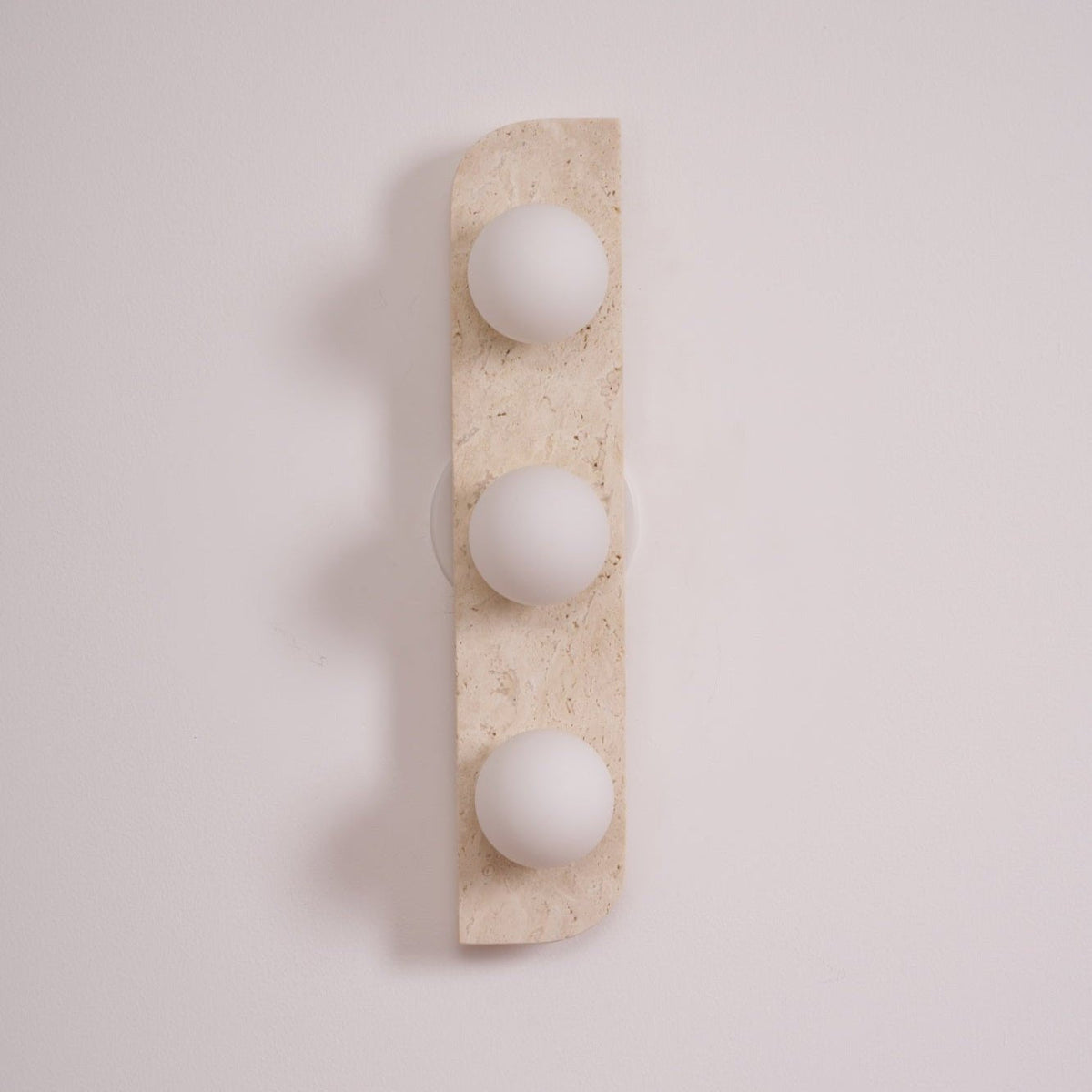 Taviniella Minimalist Travertine Wall Light