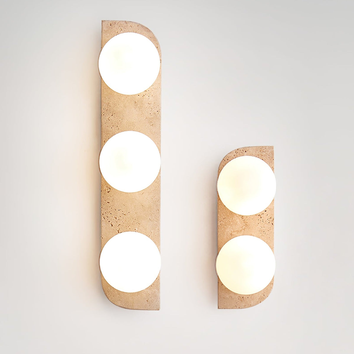 Taviniella Minimalist Travertine Wall Light