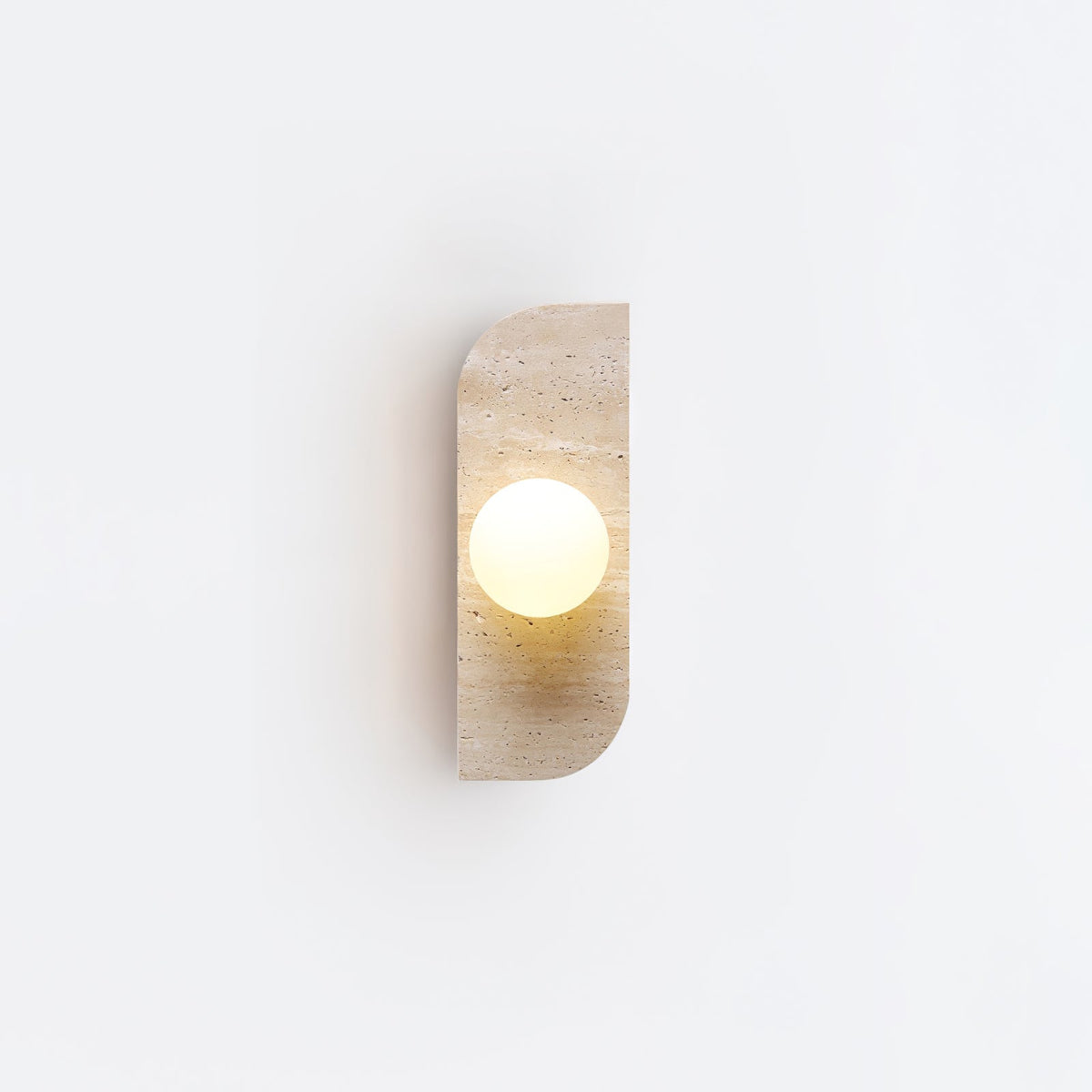 Taviniella Minimalist Travertine Wall Light