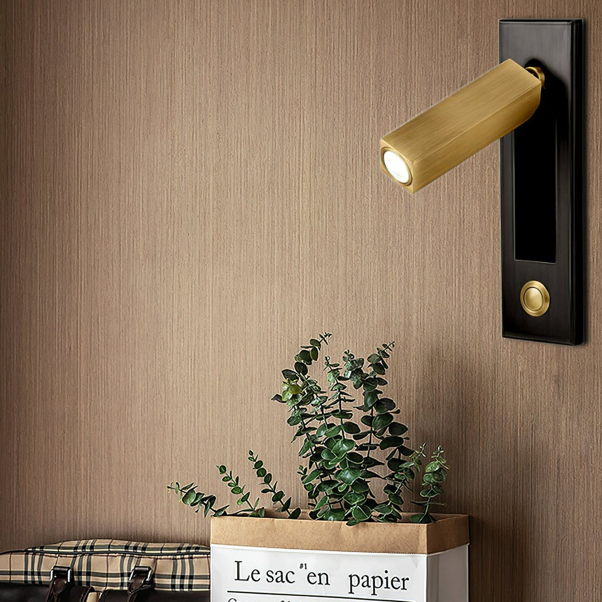 Eurvaran Embedded Bedside Plug-in Sconce Wall lamp