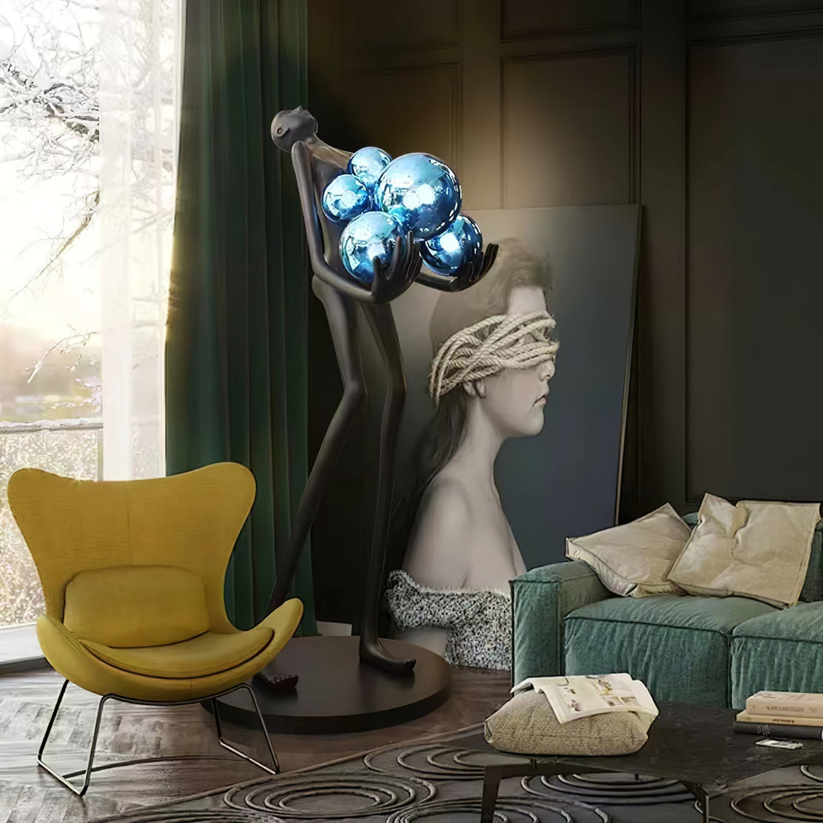 Marind Sculpture Floor Lamp