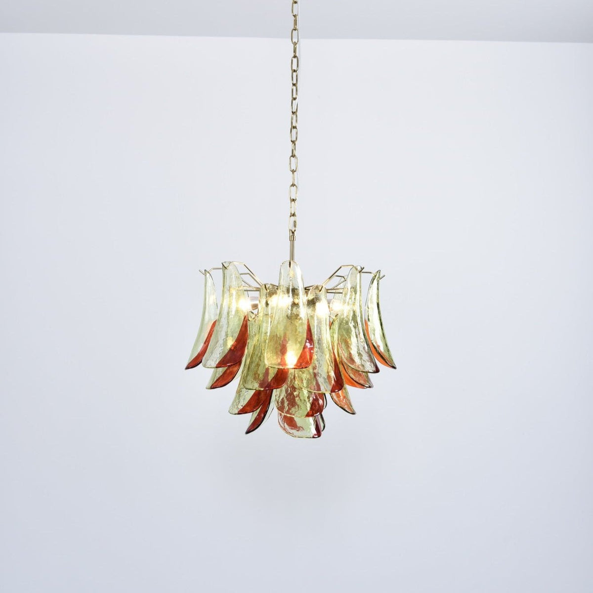Celoraria Chandelier Murano Glass Petal Elegant
