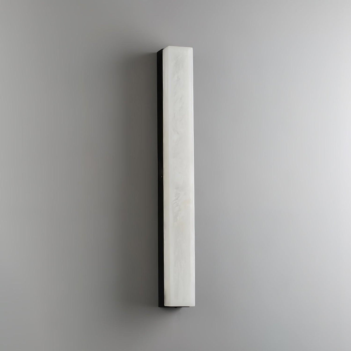 Quill Brass Alabaster Wall Lamp