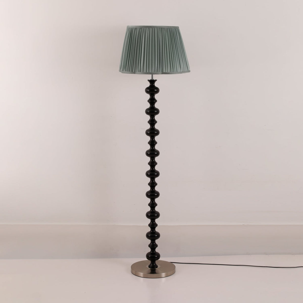 Rinivaine Wood Fabric Floor Lamp