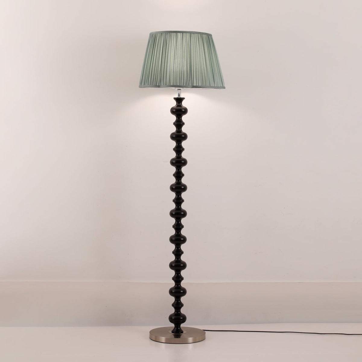 Rinivaine Wood Fabric Floor Lamp