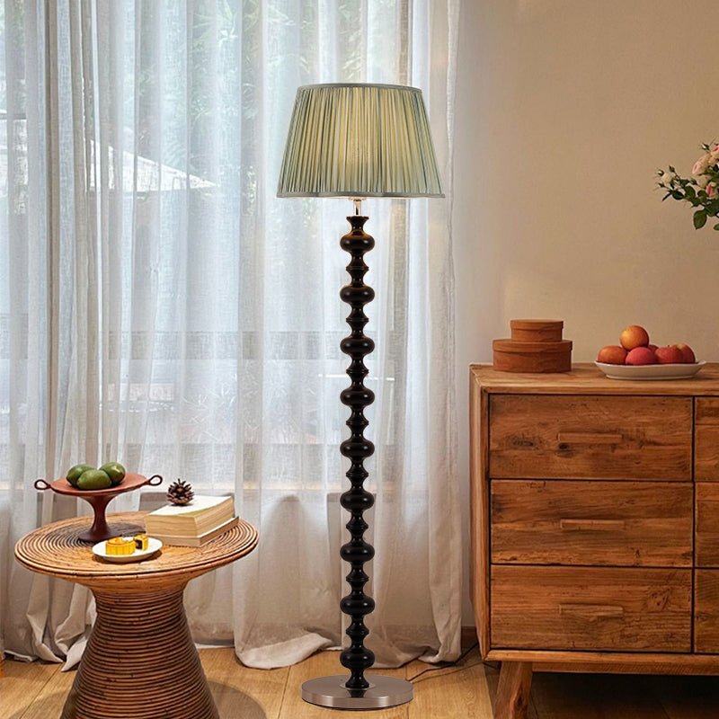Rinivaine Wood Fabric Floor Lamp