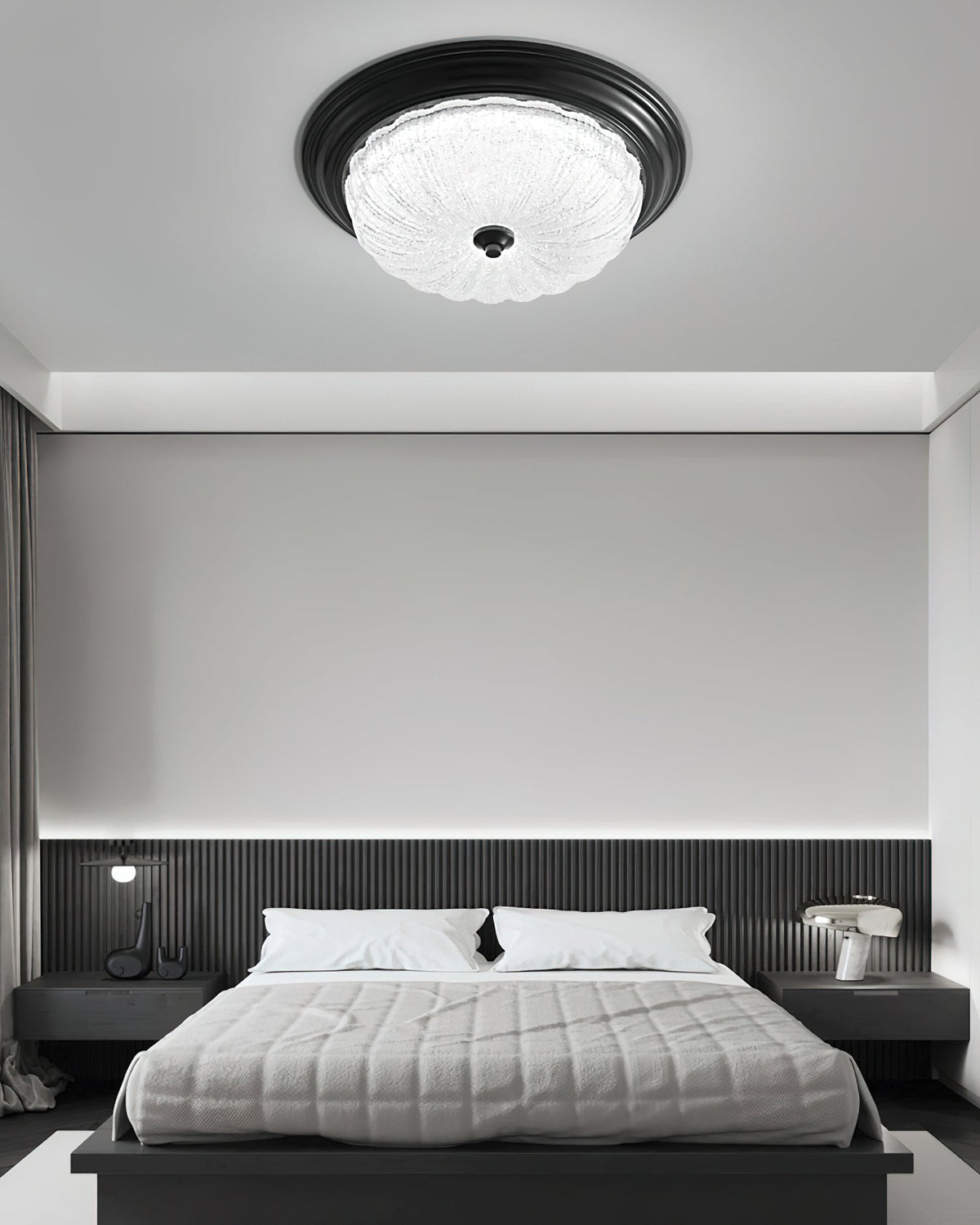 Nyrinis Traditional Classic Brass Glass Ceiling Light