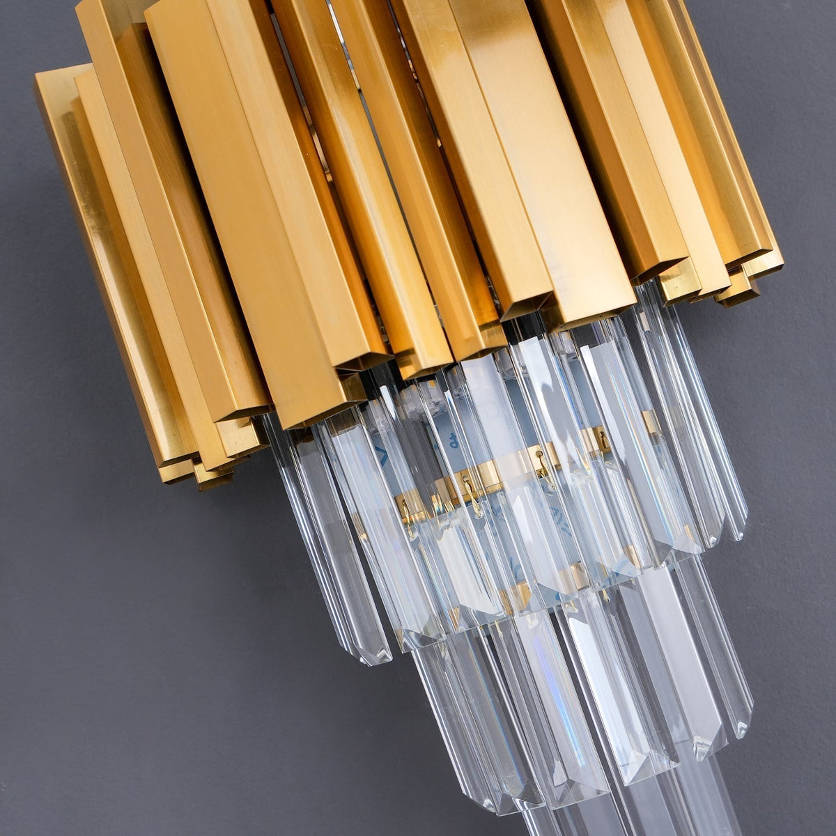 Vevyniel Postmodern Luxury Empire Crystal Wall Lamp