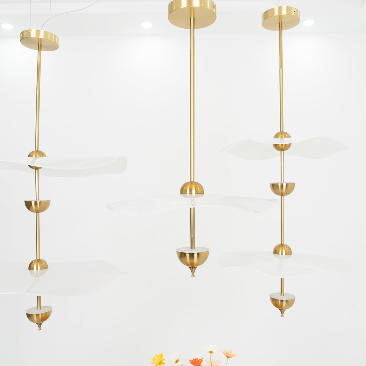 Lioraise Pendant Light Double Biscuit for Living Room