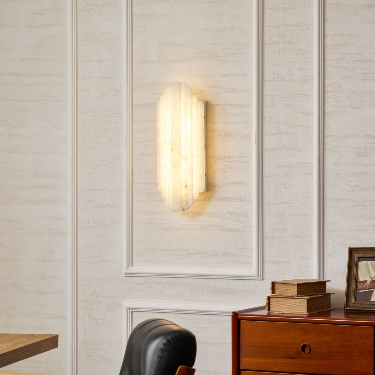 Idasha Alabaster Indoor Wall Light