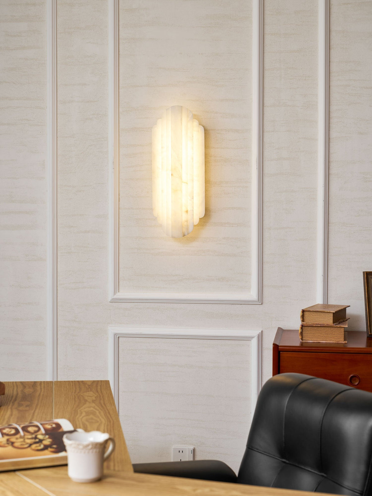 Idasha Alabaster Indoor Wall Light