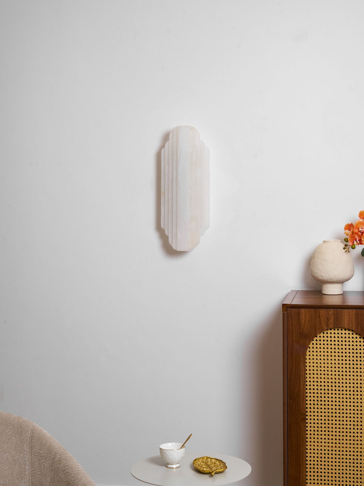 Idasha Alabaster Indoor Wall Light