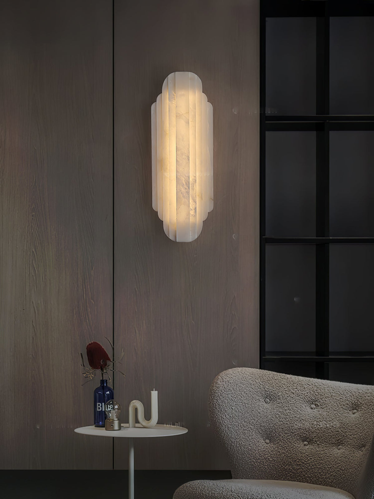 Idasha Alabaster Indoor Wall Light