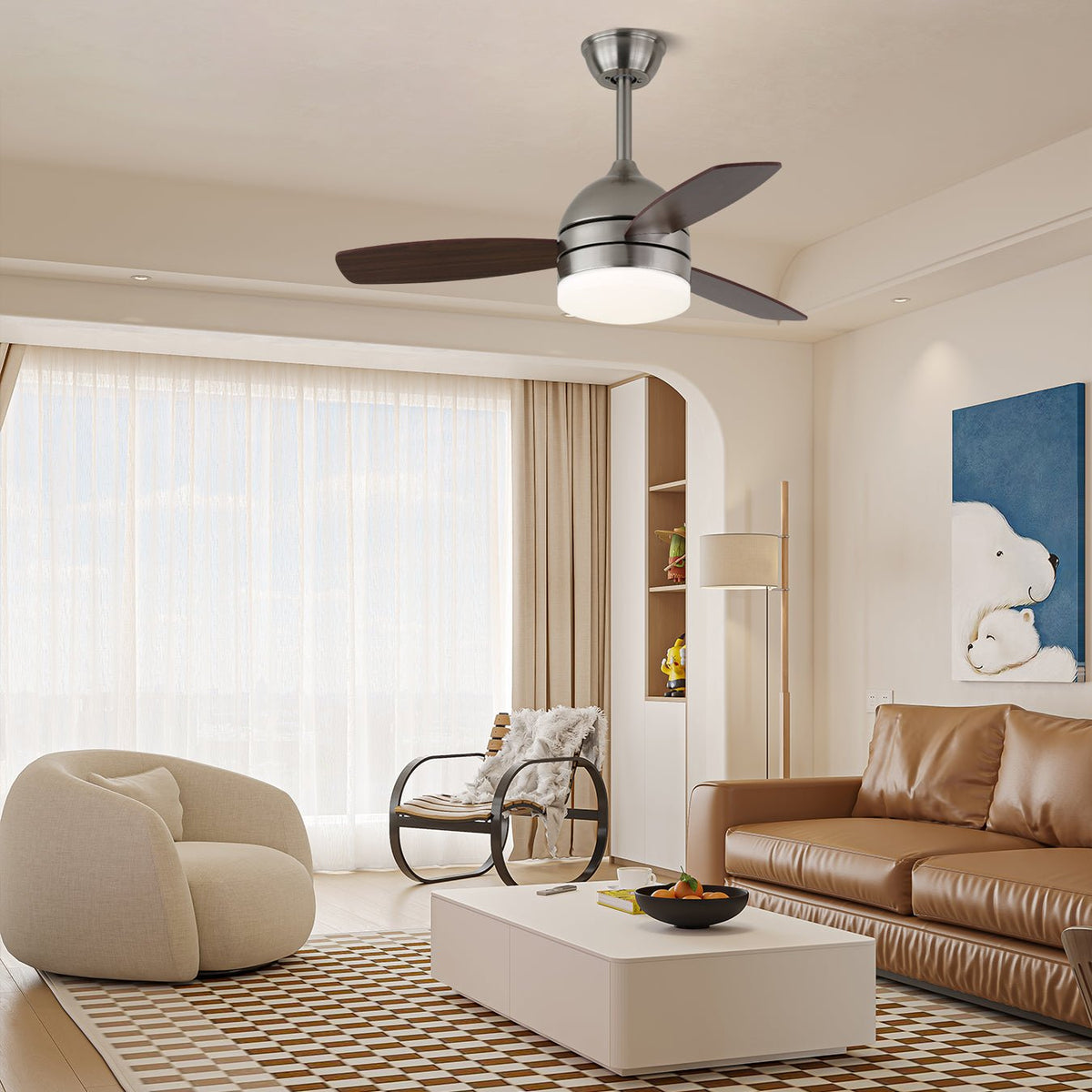Caelan Modern Ceiling Fan Light