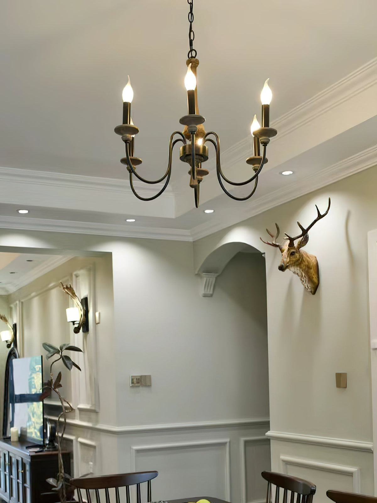 Barnwood Chandelier