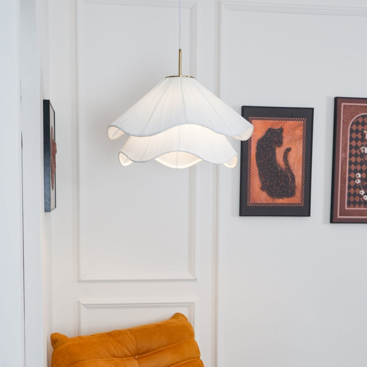 Evanel Fabric Artistic Pendant Light