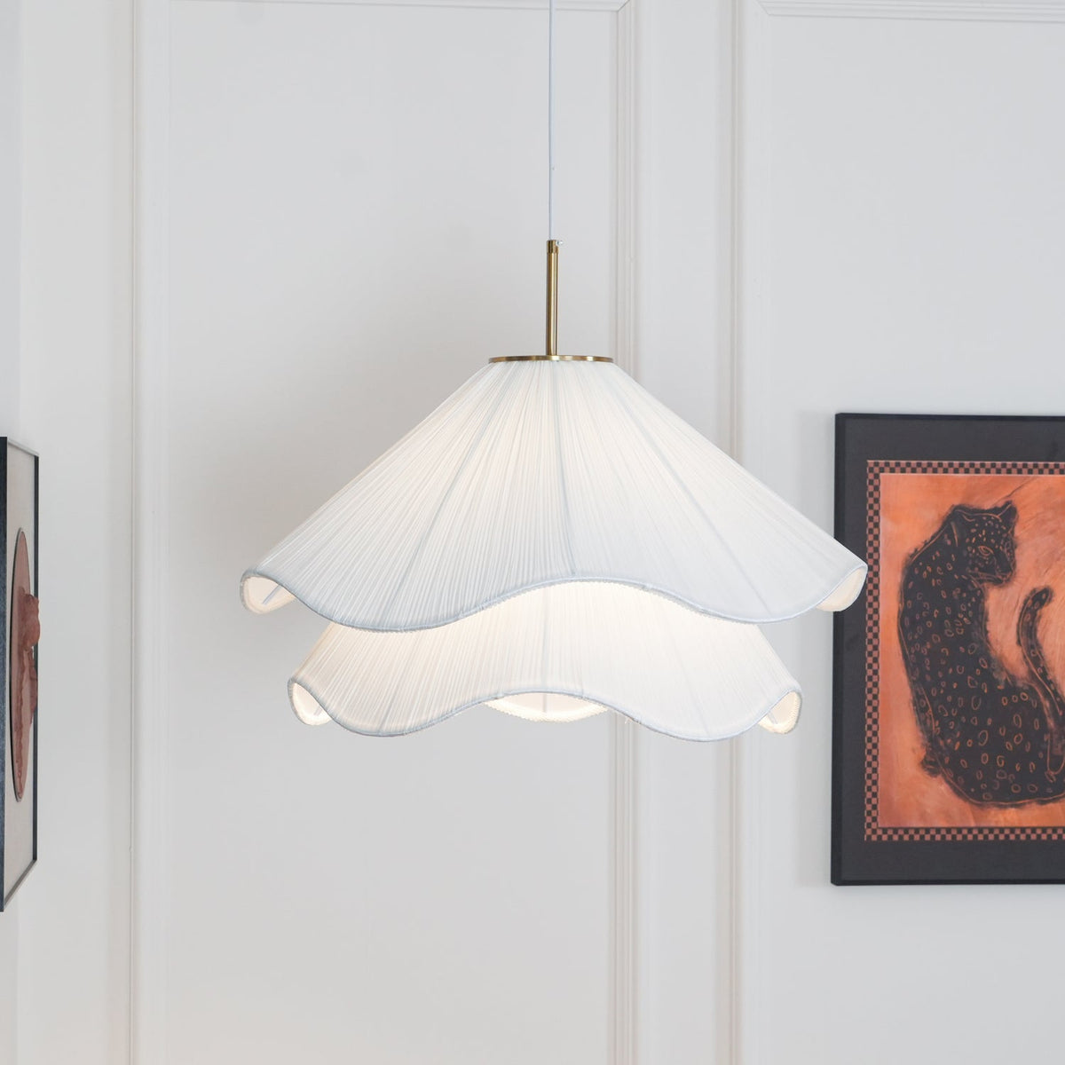 Evanel Fabric Artistic Pendant Light