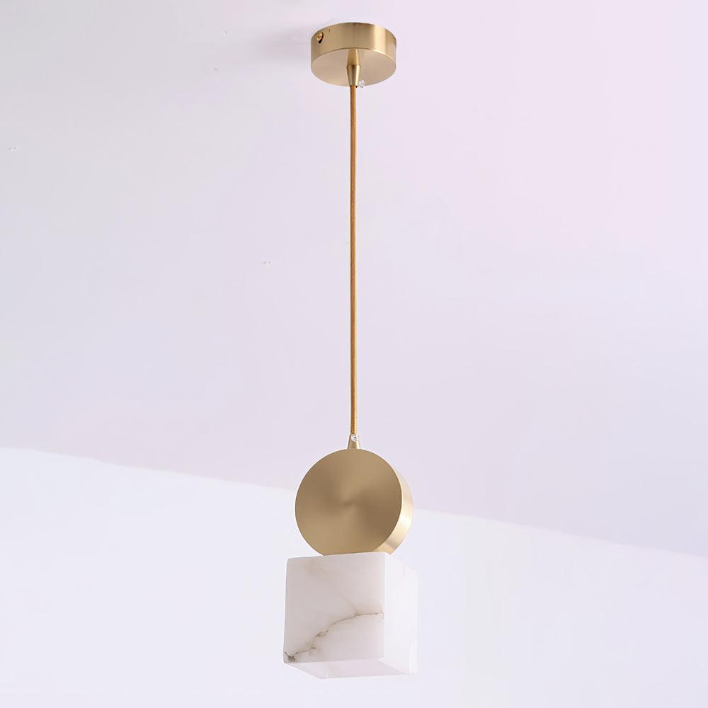 Nore Cylinder Alabaster Pendant Light