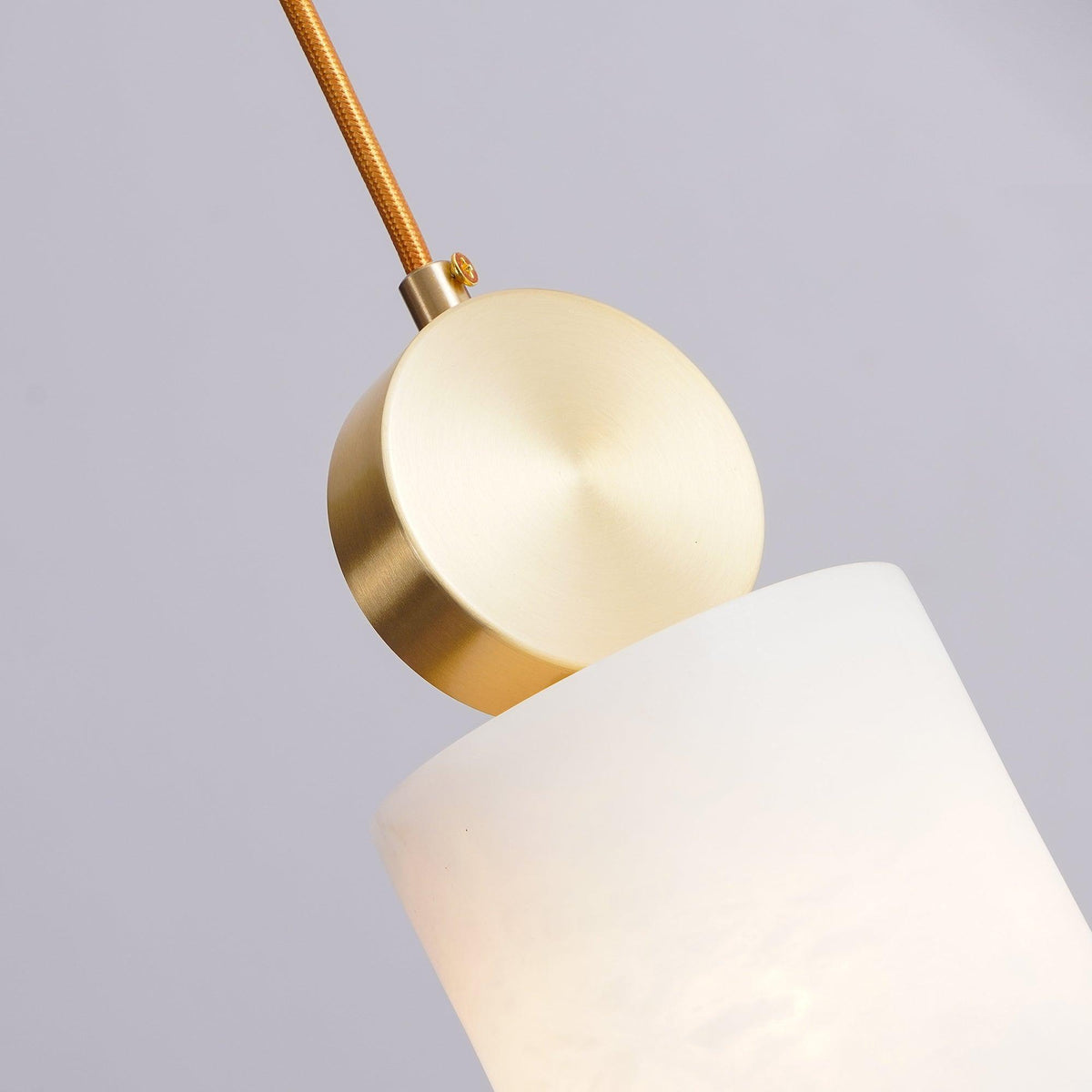 Nore Cylinder Alabaster Pendant Light