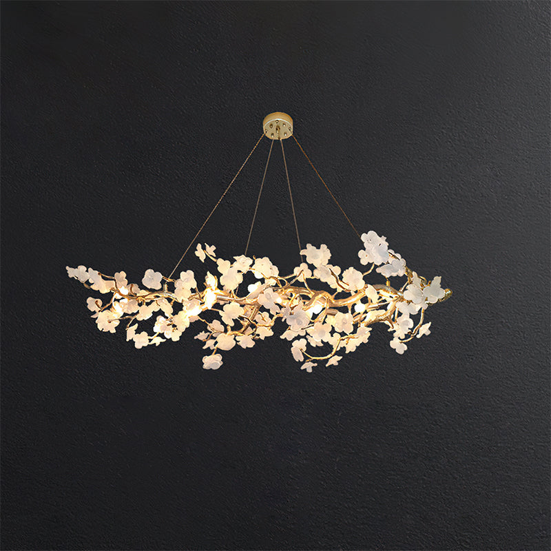 Farringstone Sculptural Blossom Linear Chandelier