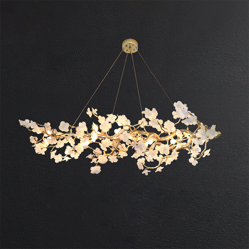 Farringstone Sculptural Blossom Linear Chandelier