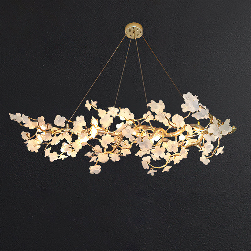 Farringstone Sculptural Blossom Linear Chandelier