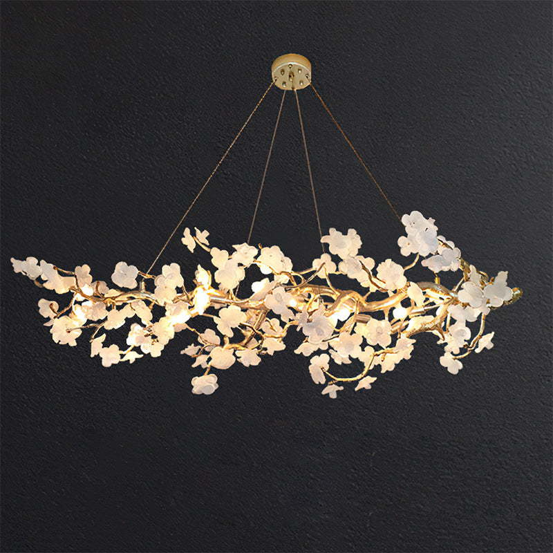 Farringstone Sculptural Blossom Linear Chandelier