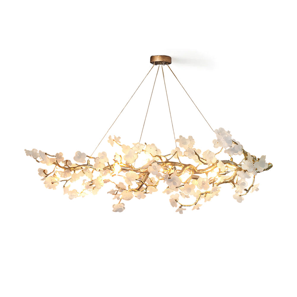 Farringstone Sculptural Blossom Linear Chandelier