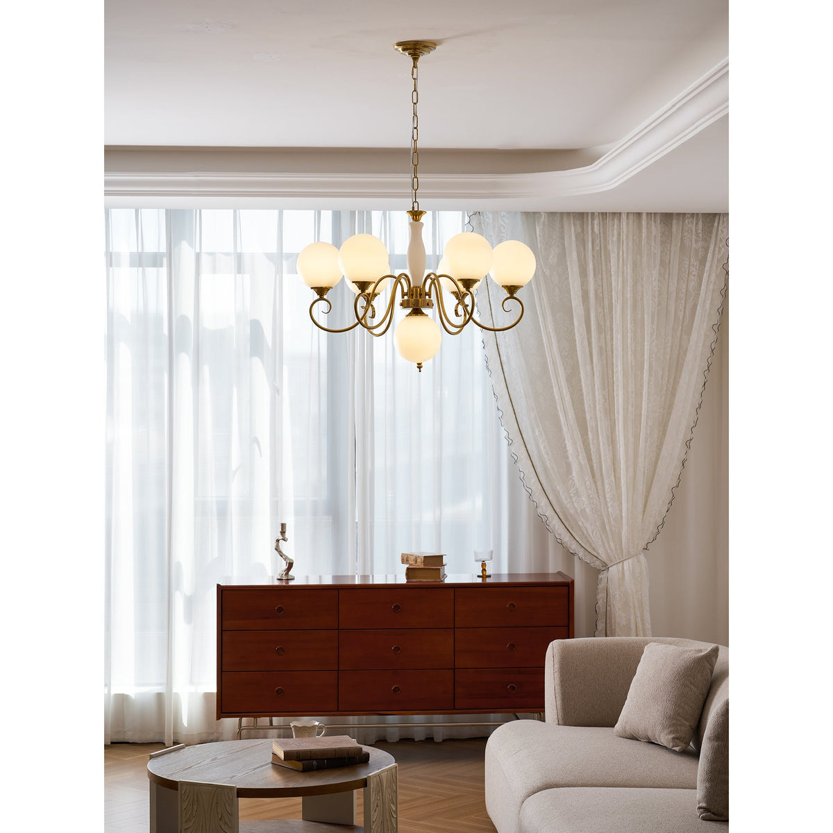 Jamae Glass Chandelier