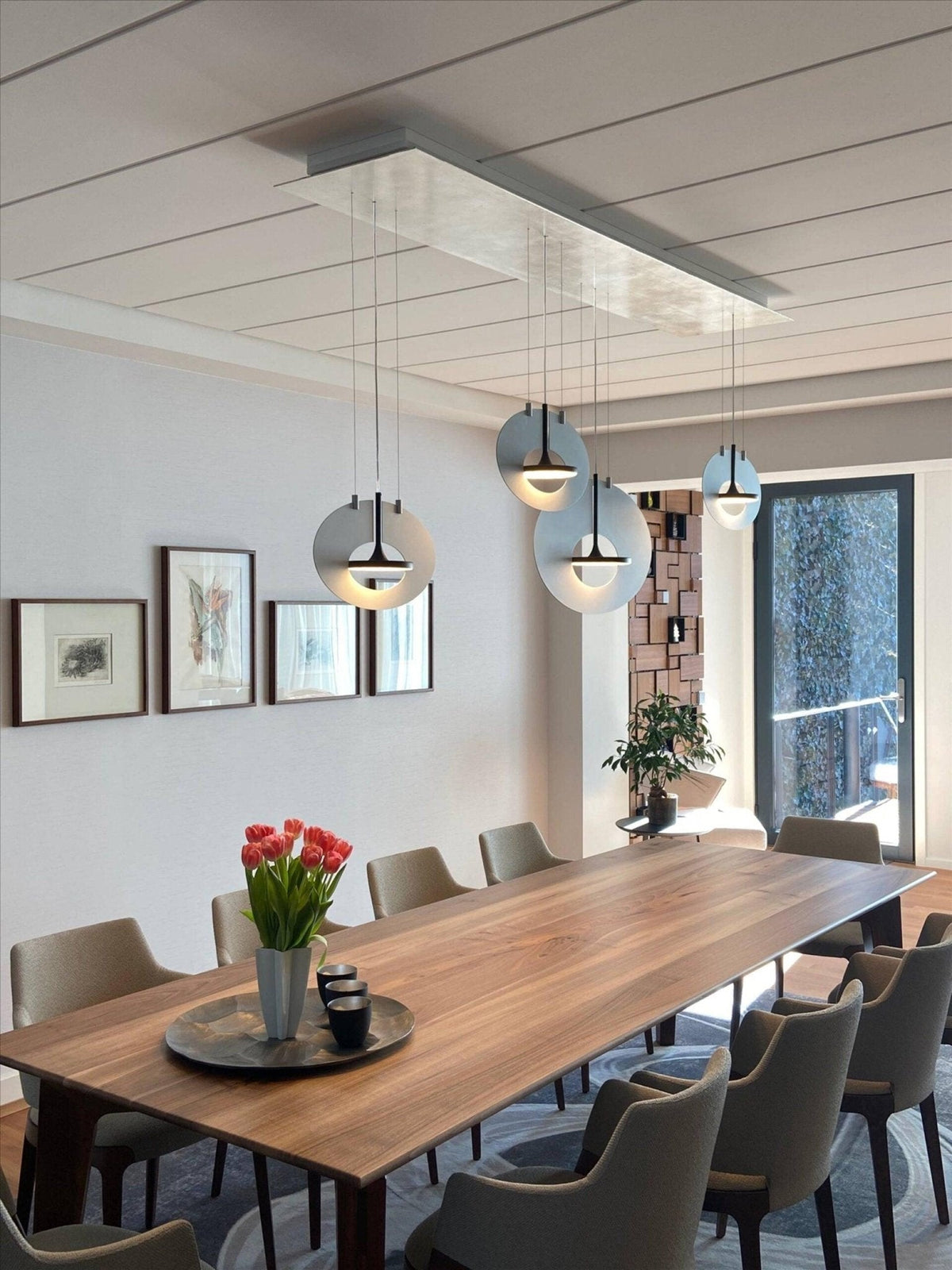 Sirixy Pendant Lamp Oval Ring Geometric