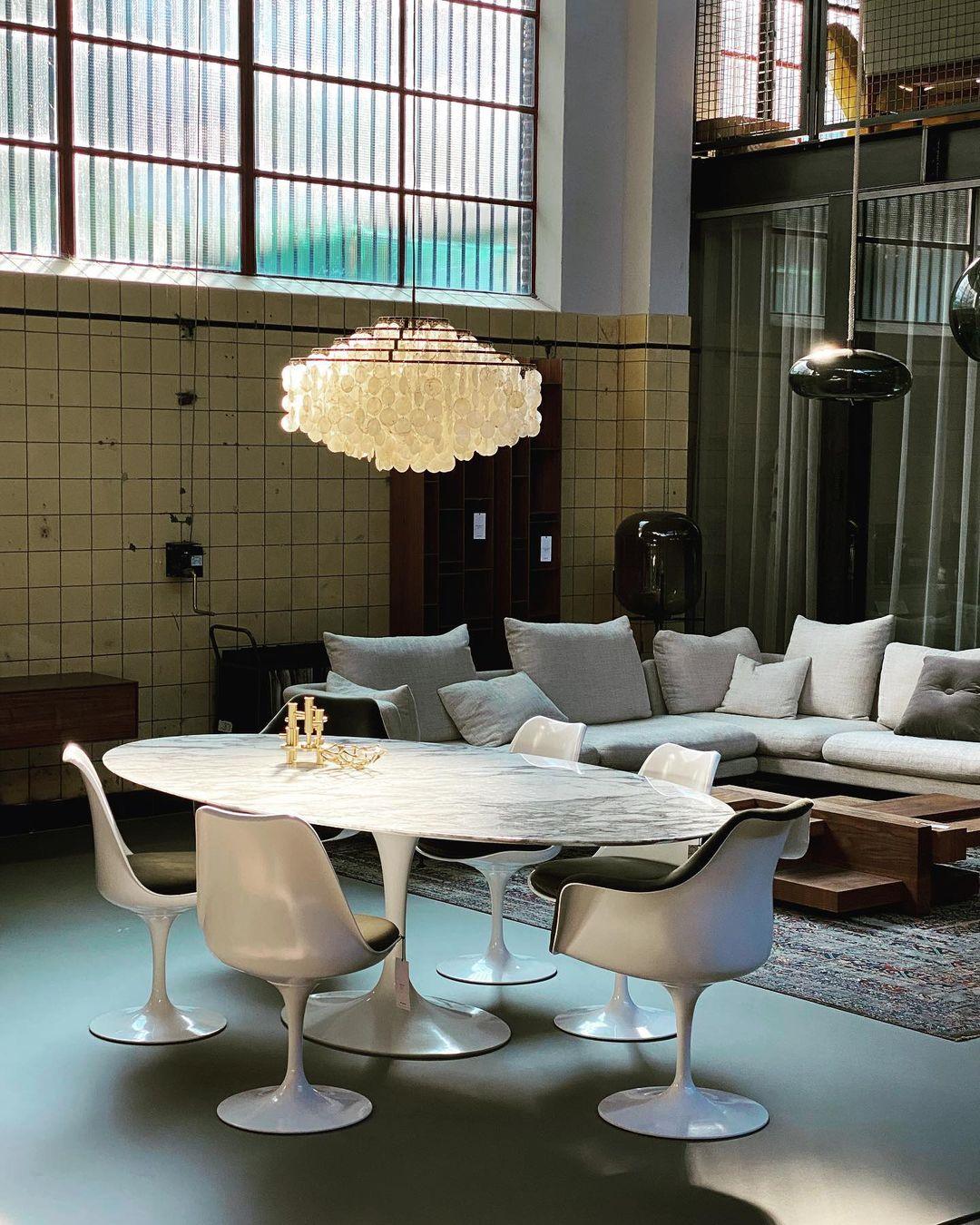 Rivena Pendant Lamp Round Shell Ring