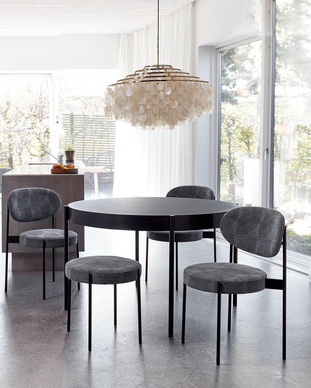 Rivena Pendant Lamp Round Shell Ring