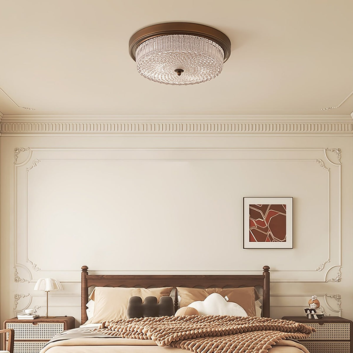 Ilsolen Nordic Art Classic Glass Ceiling Lamp