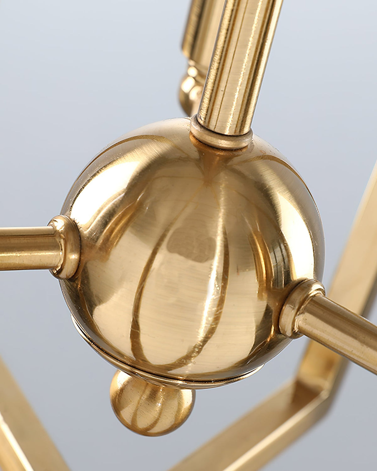 Niroxa Chandelier Gold Lantern Frame