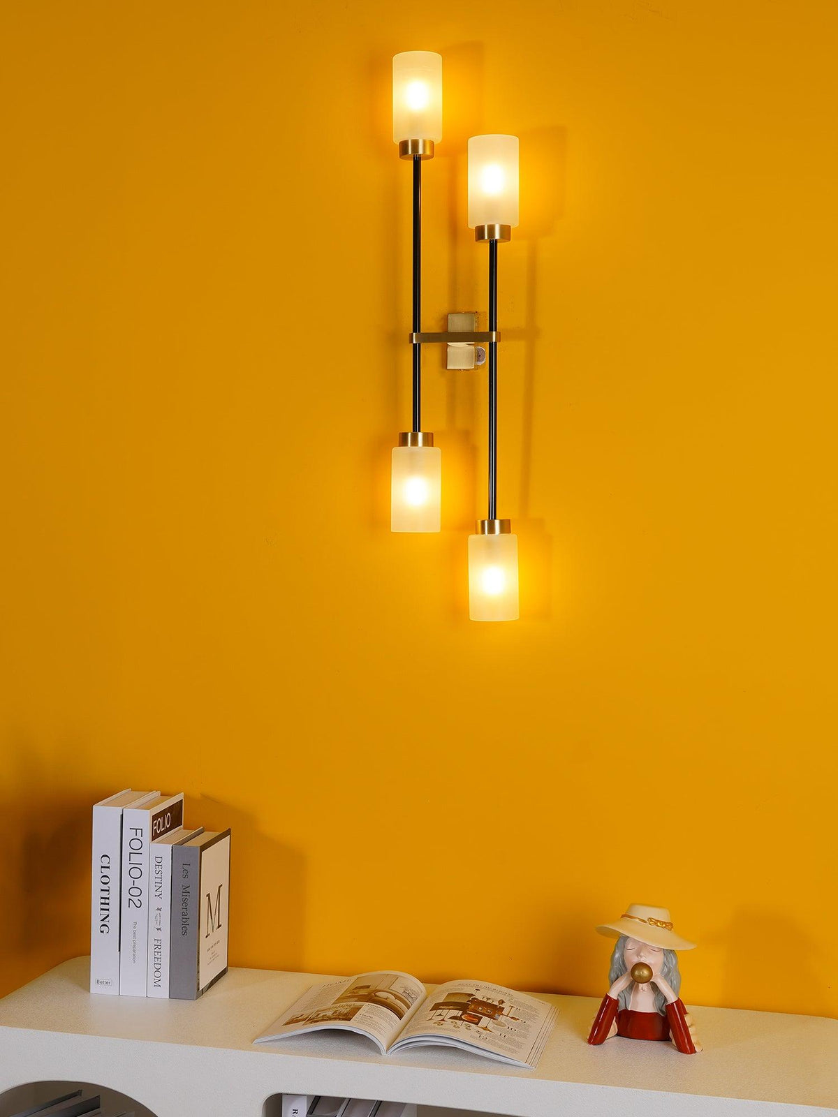 Rowan Wall Lamp Cylinder Glass Linear